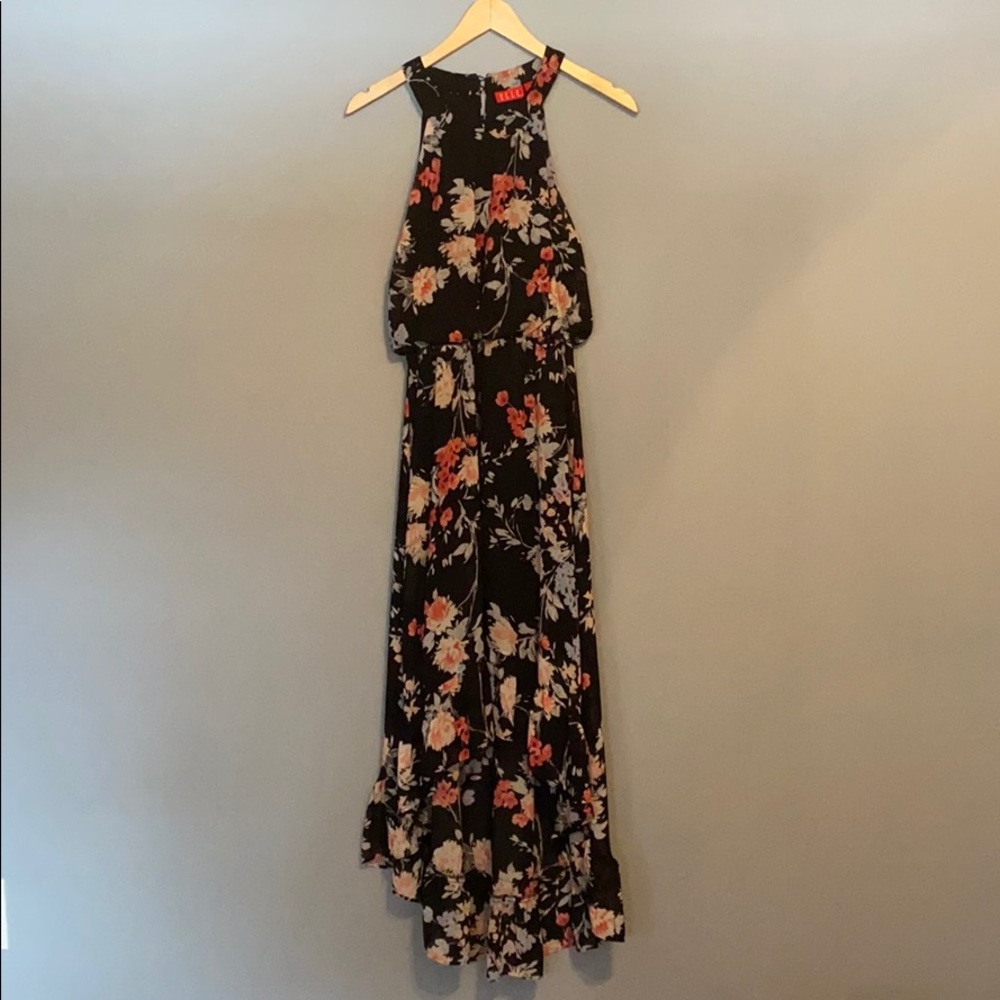 Elle Floral High Low dress, Size S